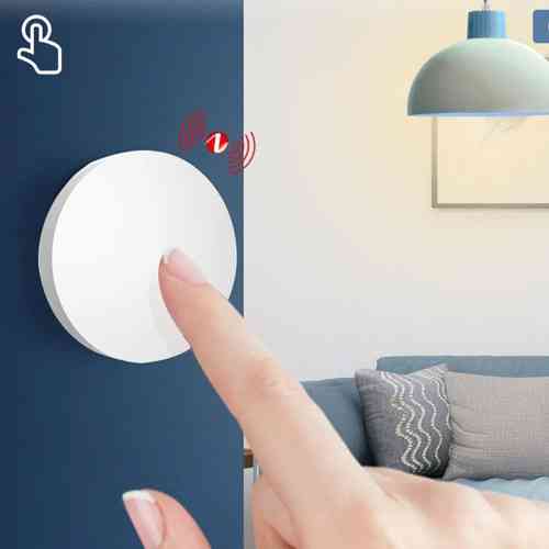 Кнопка розумна бездротова ZigBee Smart Life Tuya 3 сценарії CR2032 радіус 25 м Київ