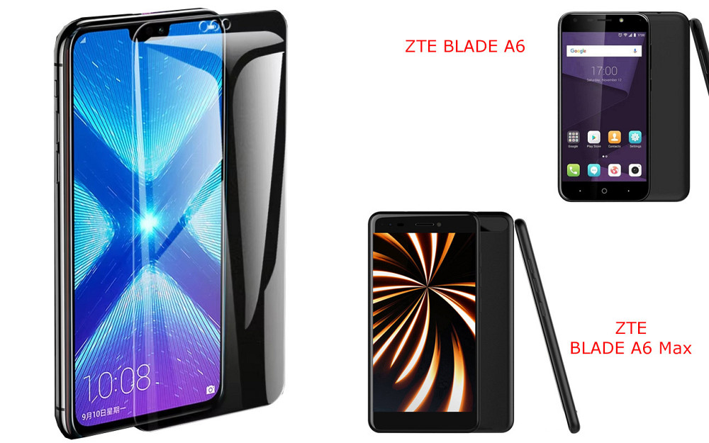 Захисне скло NeoGlass для ZTE BLADE A6,  BLADE A6 Max – надпрозоре та стійке Київ - фото 2