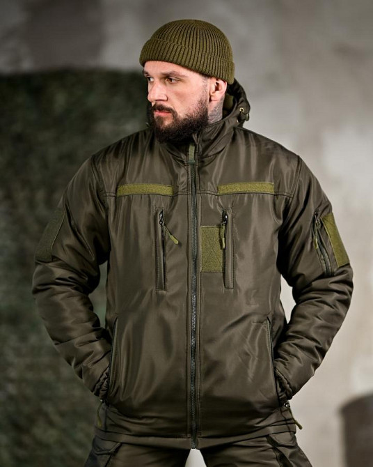 Зимний тактический костюм NORTHERN  олива ТР6586 Одесса - изображение 6