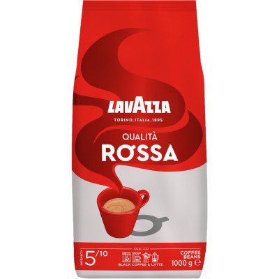 Кава Lavazza Qualita Rossa в зернах 1 кг (8000070035898) Вінниця - фото 1