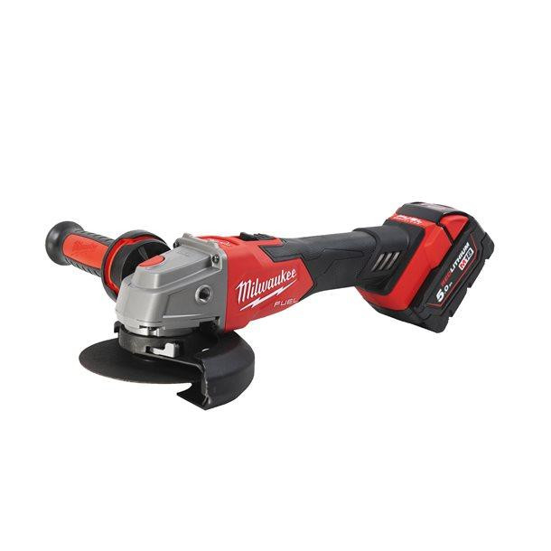 Шлифмашина угловая аккумуляторная MILWAUKEE, M18 FSAG125XB-502X, диаметр 125мм (+2 аккумулятора, зарядное устройство, защитный кожух, Одесса - изображение 4
