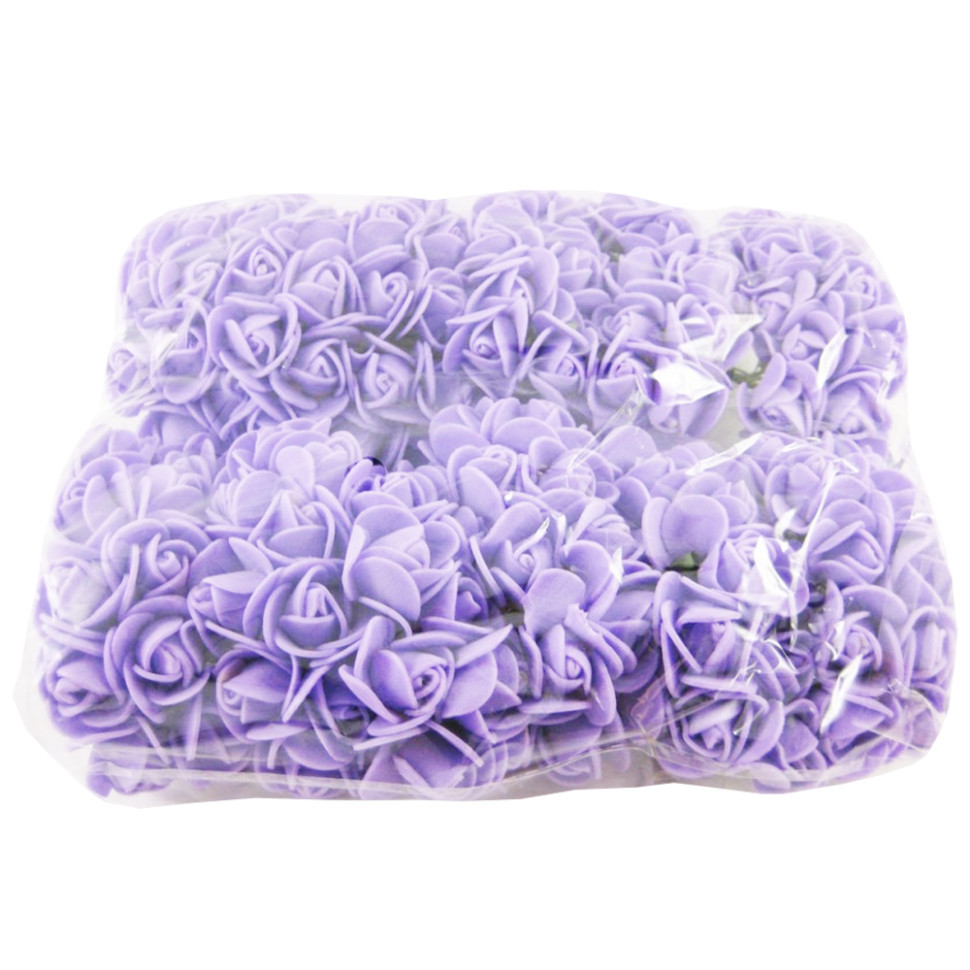 Декоративні троянди для творчості KV-728 пучок 12 штук Вінниця - фото 2