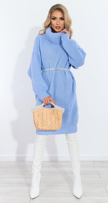 В'язаний об'ємний светр плаття (42-48) Київ - фото 3