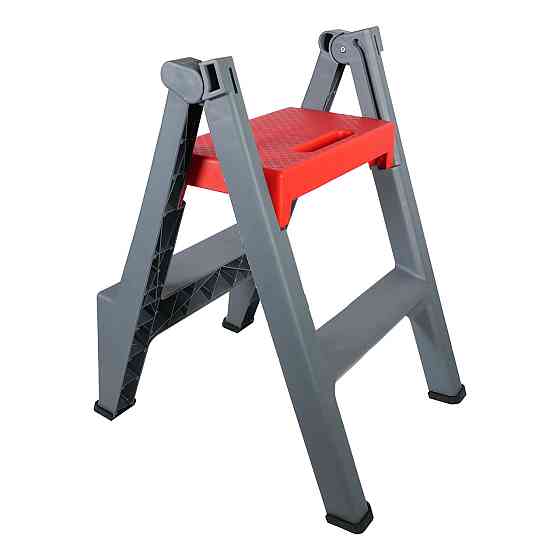 Компактна двоступенева драбина-драбинка до 150кг GI36002 G.I.KRAFT Одеса