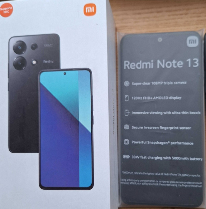 Смартфон Xiaomi redmi note 13 4g 8/256gb Black Київ - фото 7