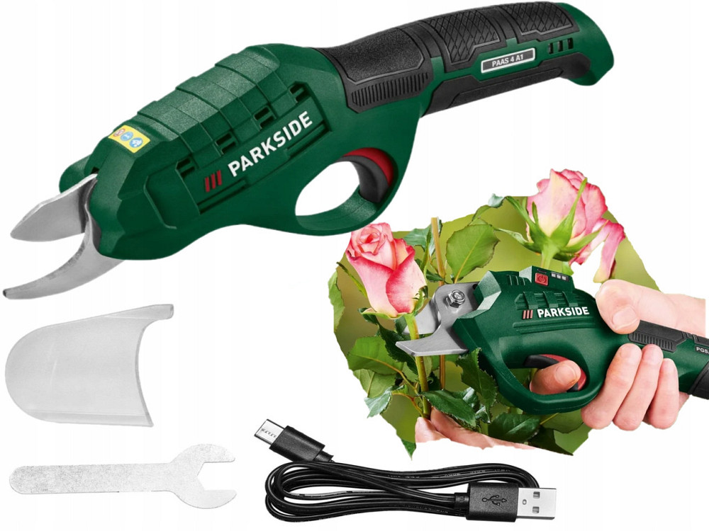 Аккумуляторный cекатор садовый до 14 мм 4 В Parkside (PGSA 14 A1) Нововолынск - изображение 13