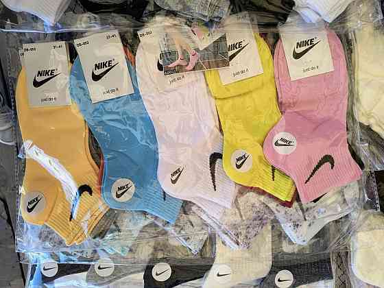 Жіночі шкарпетки за висотою з бавовни в наборі (5 штук) Nike W5 розмір 36-41 Київ