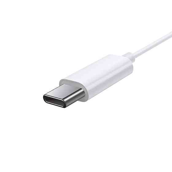 Наушники проводные Baseus Encok Type-C lateral вкладыши C17, цвет белый NGCR010002 Одесса