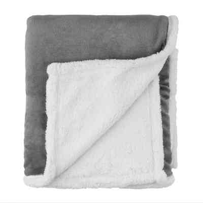 Плед Ardesto Sherpa 100% полиэстер, серый 160х200 см (ART0203SH) Винница