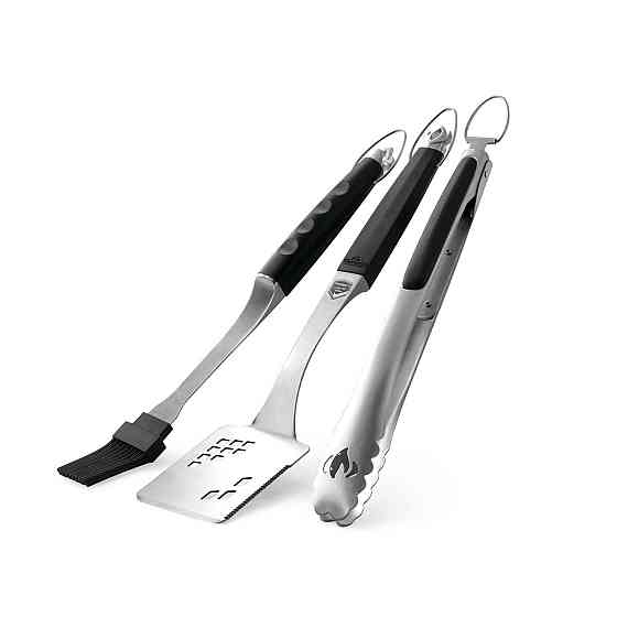 Набір із 3-х предметів із нержавіючої сталі Napoleon President's Edition (щипці, лопатка, пензлик) 70036 Код: 010501 Рівне
