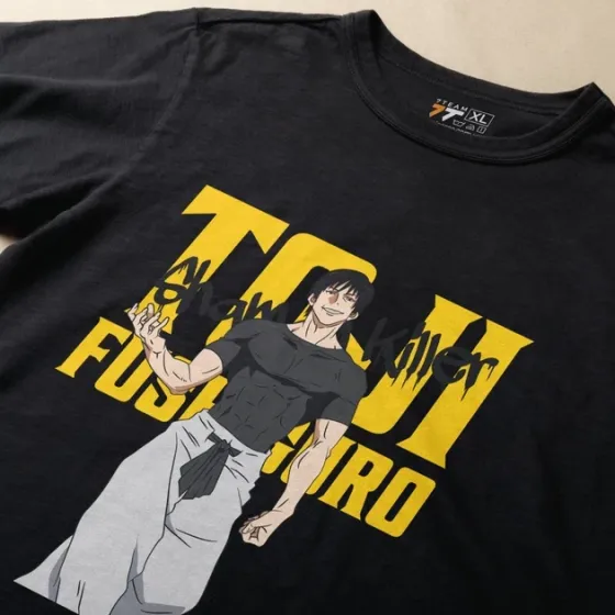 Футболка чоловіча з  принтом Магическая Битва Тодзи Фусигуро 2 Розмір 48 Дніпро