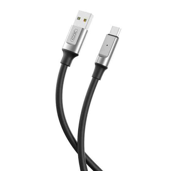 Кабель XO Liquid Silicone USB to Lightning 6A 1м чорний Львів