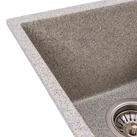 VALESO Гранітна мийка для кухні VALESO ROXY 3744 матова Сіра Киев