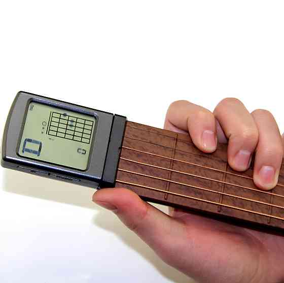 Кишенькова гітара RESTEQ — портативна складна гітара з дисплеєм для тренування акордів, 28–48 см Київ