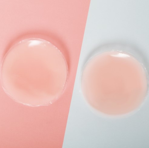 Силиконовые наклейки на соски, бежевые набор, в наборе 6 пар, диаметр 6,5см, силикон Киев - изображение 2