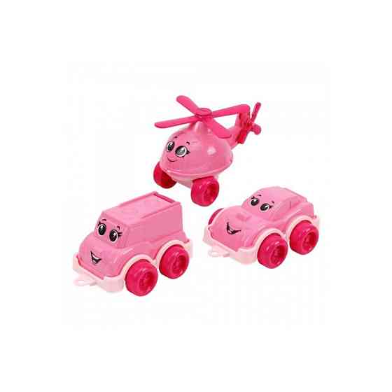 Дитячий іграшковий набір "Транспорт Міні" 8003TXK у наборі 3 штуки Вінниця