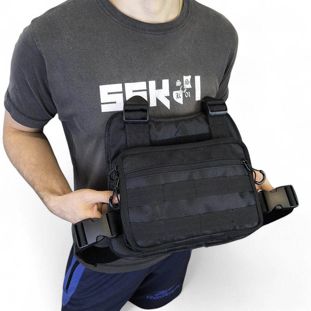 Сумка для активного образа жизни, Мужская сумка через плечо нагрудная мессенджер кобура XS-28 Ивано-Франковск - изображение 6