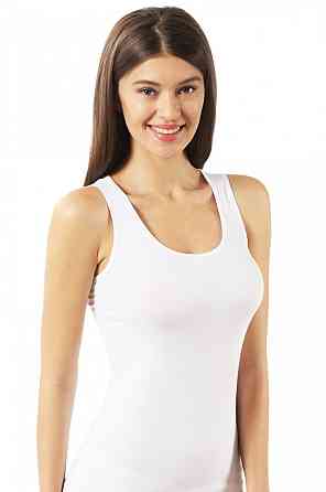 Майка жіноча — широка бретель — Білий Ozkan 23320-1 L Київ