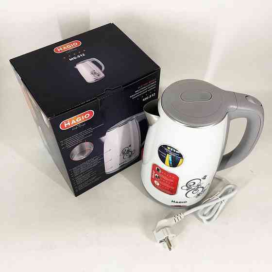 Стильний електричний чайник MAGIO MG-512 1.7 л 1650 Вт, Чайники на підставці, Чайник для дому зручний ZS-81 Івано-Франківськ