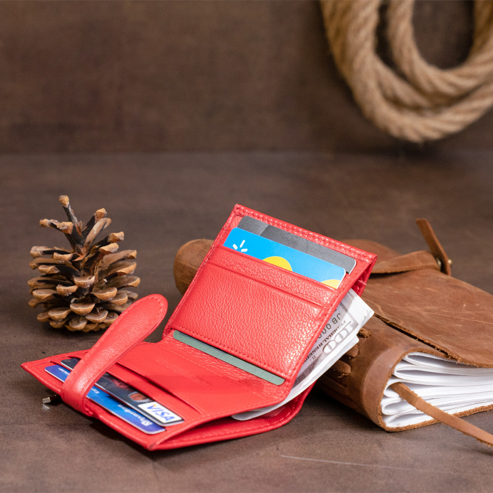 Кошелек-визитница ST Leather 19211 Красный Киев - изображение 8