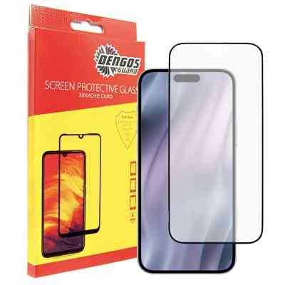 Скло захисне Dengos Full Glue iPhone 17 Air Black (TGFG-411) Вінниця