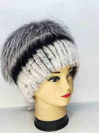 Шапка хутряна жіноча кубанка шиншилова Надін Сірий Харків