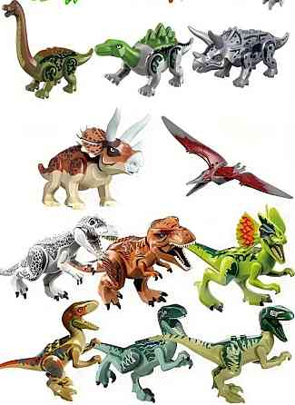 Конструктор Jurassic Park парк динозаврів 12 шт. блоків lego. Харків