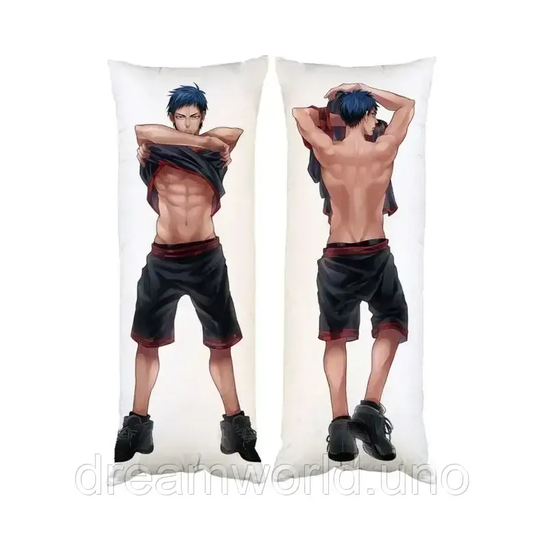 Подушка дакімакура Баскетбол Куроко (Kuroko) декоративна ростова подушка для обіймання двостороння Харків - фото 1