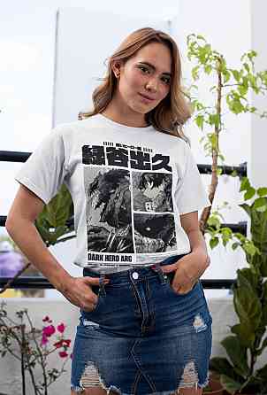 Футболка аниме Моя геройская академия оверсайз (S/M/L) Черний AnimeJ0133 Днепр