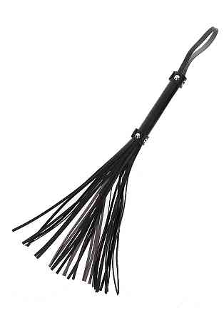 Плеть-флогер Taboom Large Whip чорна, 45 см Sex Aura Київ