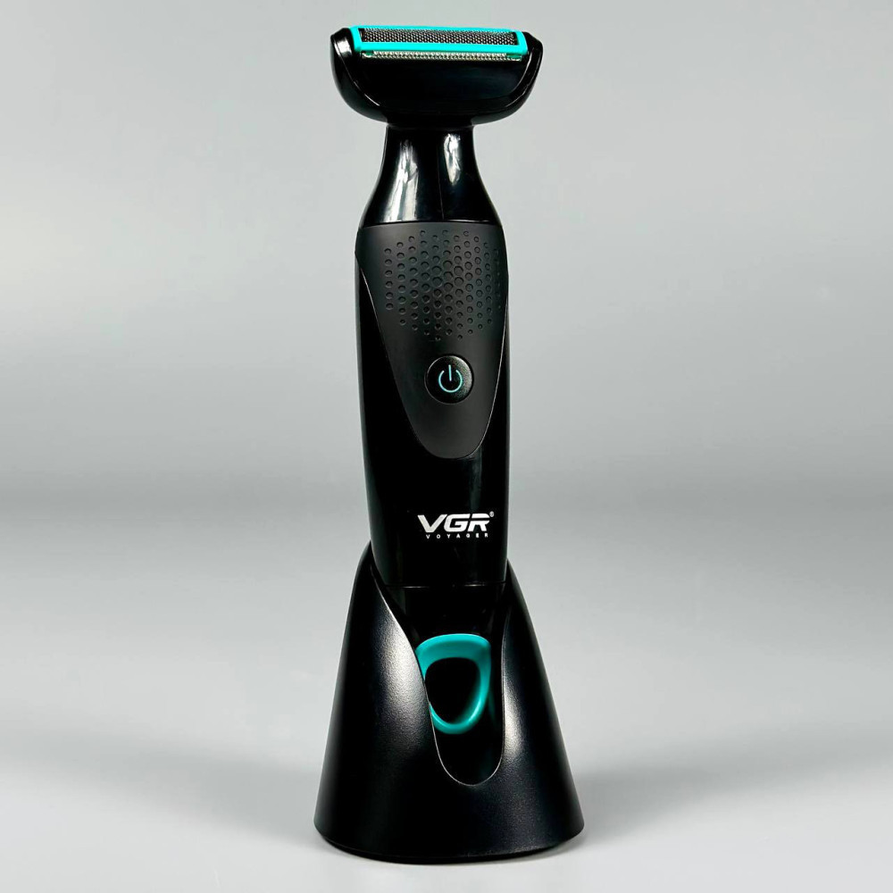 Электробритва VGR V-601 с водозащитой, USB-зарядкой, насадкой-бритвой и триммером для носа и ушей Одесса - изображение 10