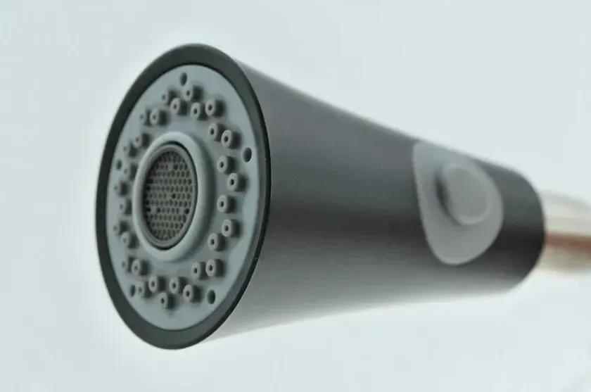 Змішувач для кухні Mixxus SUS-014-B з витяжною лійкою чорний з нержавіючої сталі Чернівці - фото 6