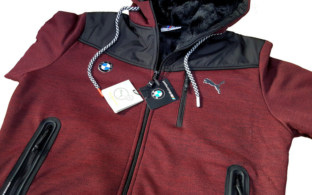 Женская трикотажная куртка-кофта на меху Puma Thumbnail 1 of BMW ,оригинал Киев - изображение 7