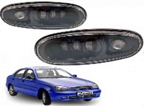 Фари LED ближній світ 45W Daewoo Lanos, денний ходовий вогонь Вінниця