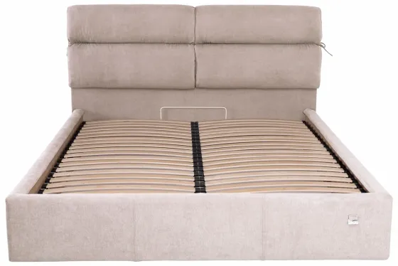 Кровать Двуспальная Edinburgh Comfort 160 х 190 см Мисти Mocco С подъемным механизмом и нишей для белья Мокко Киев