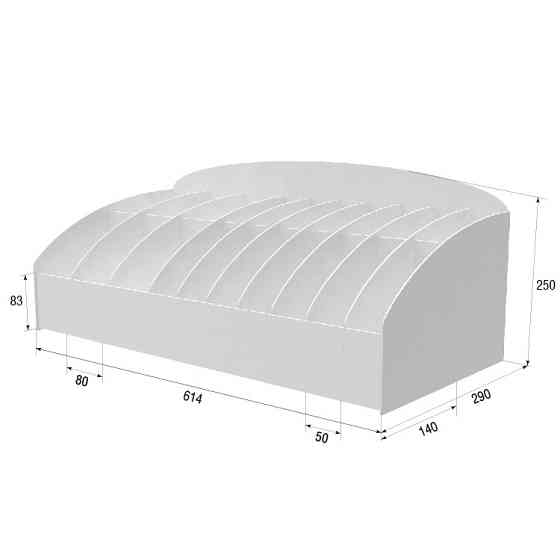 Шоу бокс EKOSTAR для чайных пакетиков 614х290х250 белый Киев