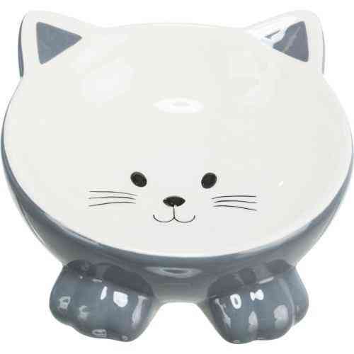 Миска Trixie Котик для котів, ергономічна, керамічна, 14 см, 150 мл Київ
