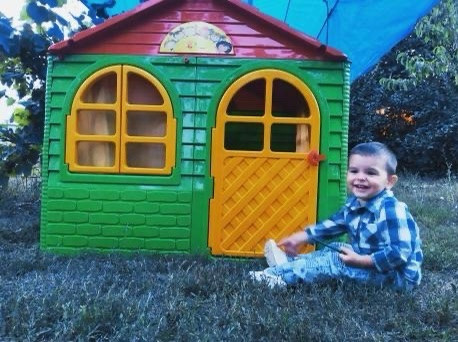 Дитячий ігровий пластиковий будиночок зі шторками Doloni для дітей Київ - фото 4