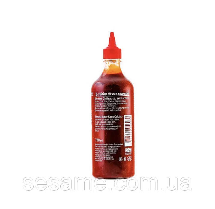 Соус Шрирача екстра-гострий чилі Sriracha Flying Goose Brand 70% чилі 455 мл (Таїланд) Харків - фото 2