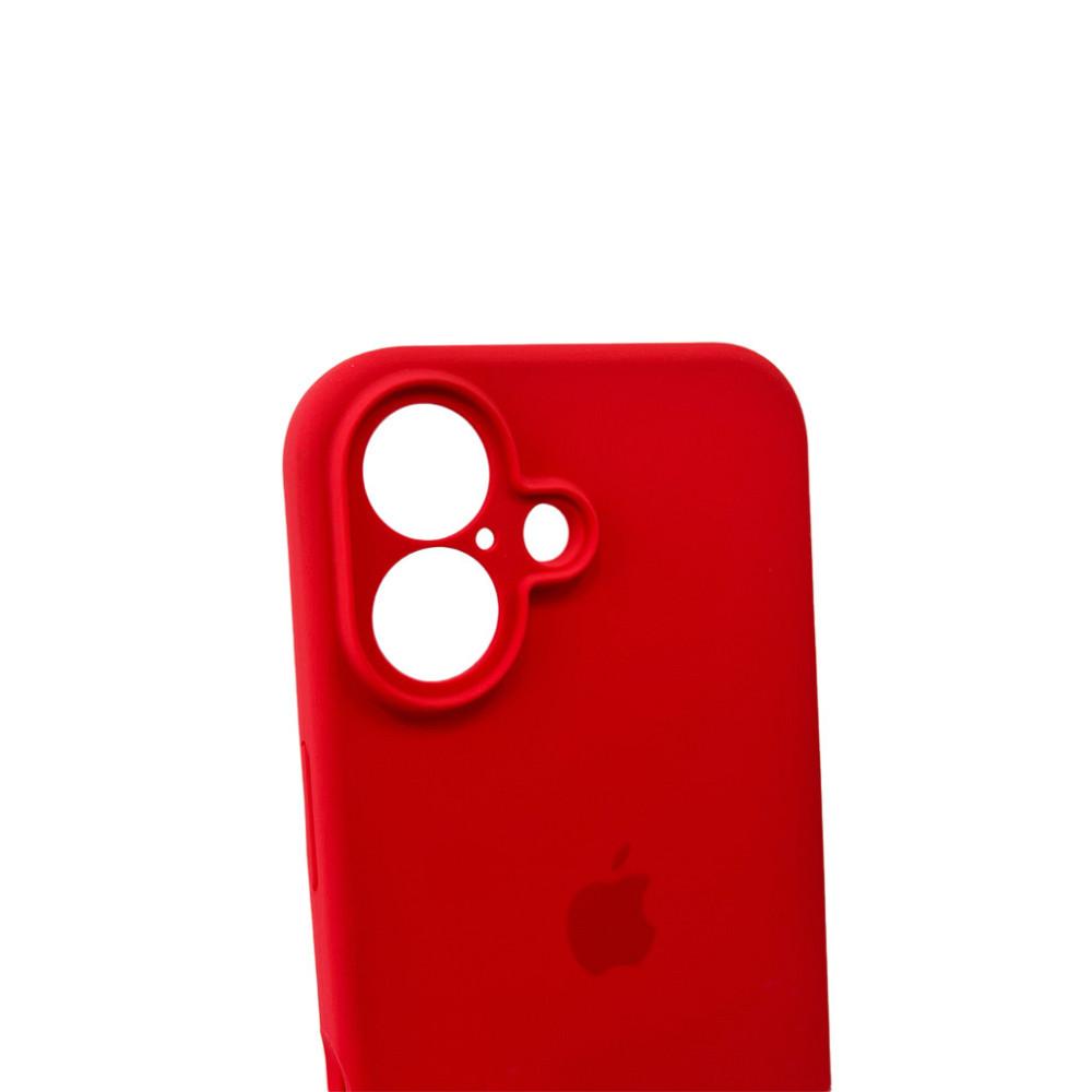 Чохол для смартфона Silicone Full Case AA Camera Protect for Apple iPhone 16 43,Berry Red Київ - фото 5