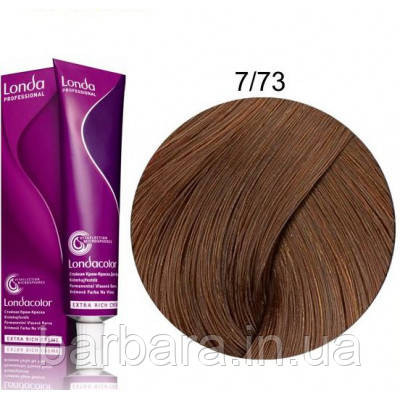 Краска для волос Londa Сolor Permanent Professional 7/73 блонд коричнево-золотистый Киев - изображение 1