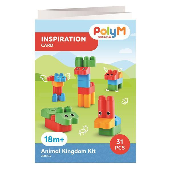 Конструктор PolyM Царство звірят 31 деталей (760004) Харків - фото 14