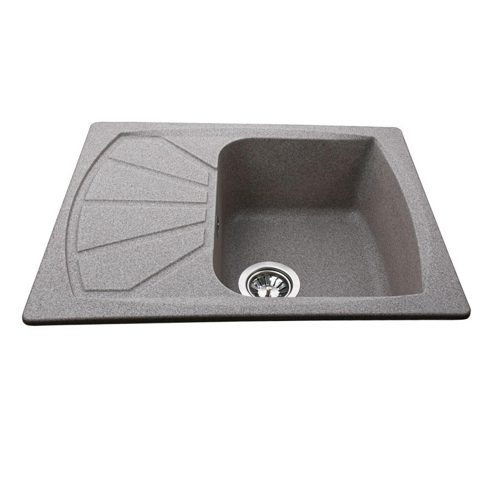 Гранітна мийка Globus Lux TANA мокко 650х500мм (000023500) Київ - фото 2