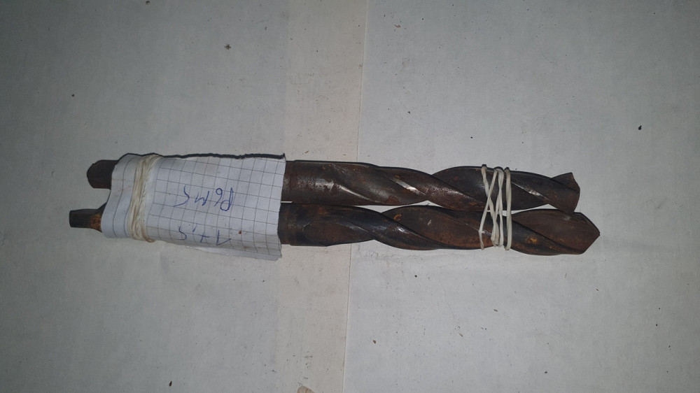 Сверло с коническим хвостовиком 17.5 мм. Р6М5. СССР. Харьков - изображение 1