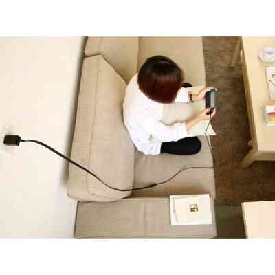 Дата кабель USB 2.0 AM/AF 0.5m US103 black Ugreen (10313) Винница