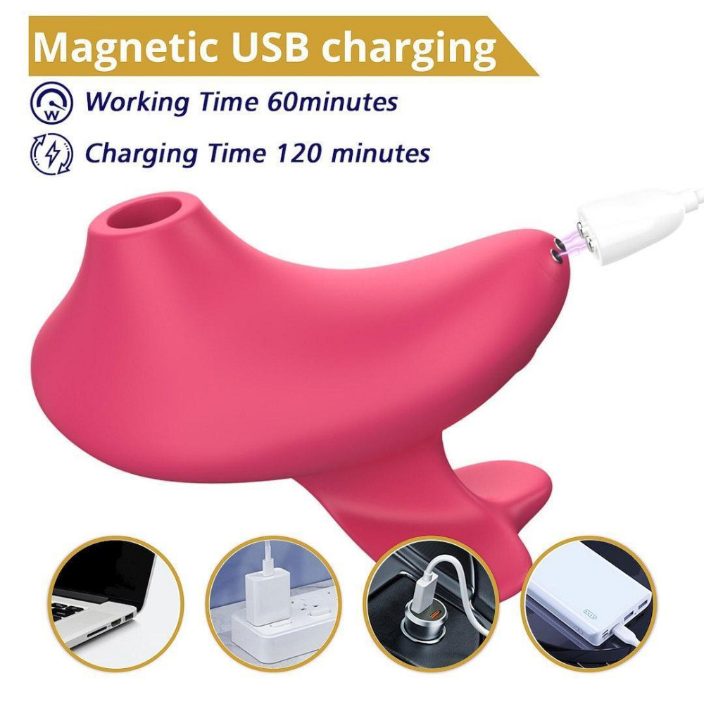 Вакуумний стимулятор - Erospace Sweet Play Critoral Suction Vibrator A15 Sex Aura Київ - фото 9