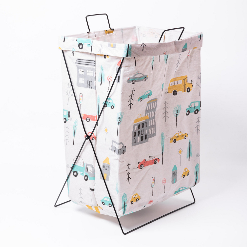 Кошик для білизни на підставці 36×30×55 (см) м'який HP-41-3 Коломия - фото 2