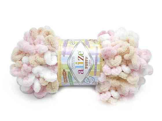 Пряжа Puffy Color 6046 5шт/уп ТМ Alize Київ