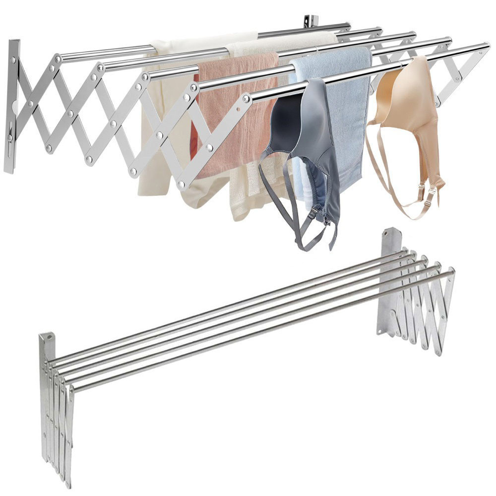 Настенная сушилка для белья выдвижная,80х70х26,5см,SKLM-3 SBR Киев - изображение 1