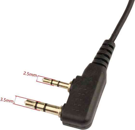 Ларингофон для рации с кнопкой и скрытым наушником Киев